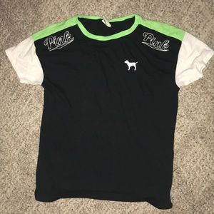 Black Victoria secret pink shirt